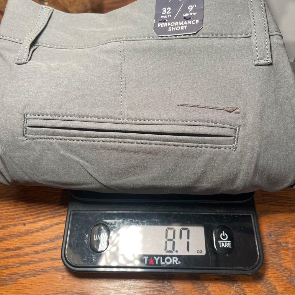 NWT J Crew Mens Performance Short 32 Gray Tech‎ Stretch Water Resistant UPF 50 - Picture 12 of 12
